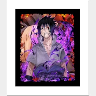 SASUKE UCHIHA MERCH VTG Posters and Art